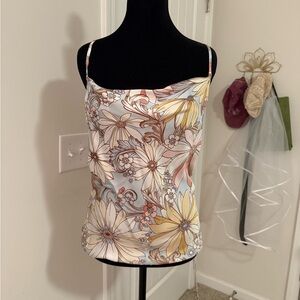 Floral Spaghetti Strap Top